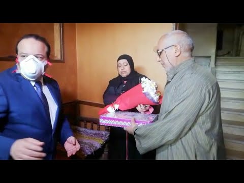 جامعة طنطا تسلم هدية الرئيس السيسي لأسرة العمروسي شهيدة الجيش الأبيض