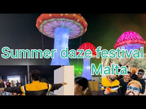 Dj night Summer daze festival malta🇲🇹team black eyed peas #zaralarsson #dj #tomorrowland #malta 😳