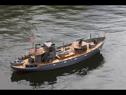 RC German KFK (Kriegsfischkutter),  AA boat in 1:24th