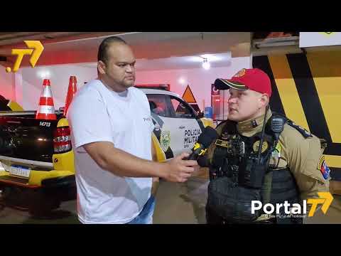 Motociclista é preso por direção perigosa entre Palotina e Maripá 