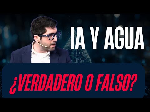¿La IA consume agua REALMENTE?