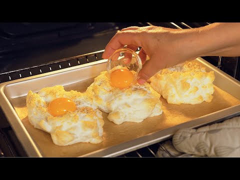 15 Minute Breakfast — Orsini Eggs / Cloud Eggs. Trendy brunch idea. Recipe by Always Yummy!