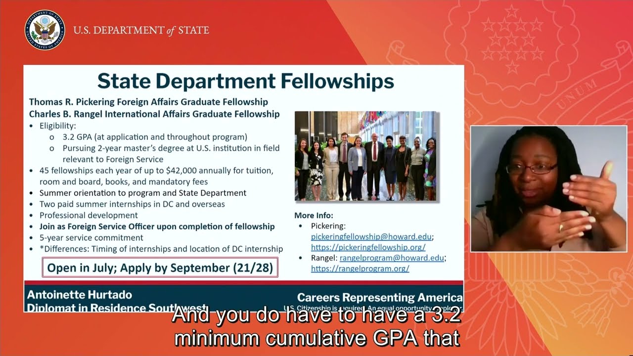 Virtual Student Symposium 2023: Department of State Student Internships and Fellowships