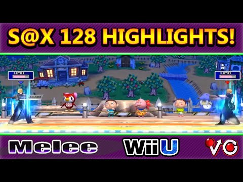 S@X 128 Melee & Smash 4 Highlight Reel! Cloud Special!