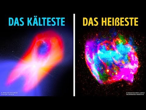 Was sind die heißesten und kältesten Dinge im Universum?