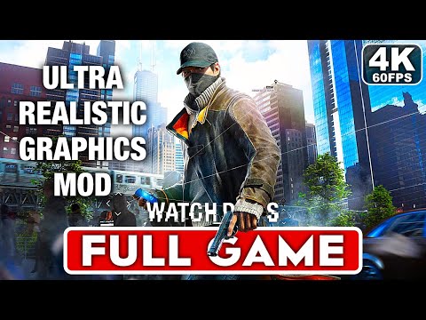 WATCH DOGS Gameplay Walkthrough Part 1 FULL GAME - ULTRA REALISTIC GRAPHICS [4K 60FPS] No Commentary