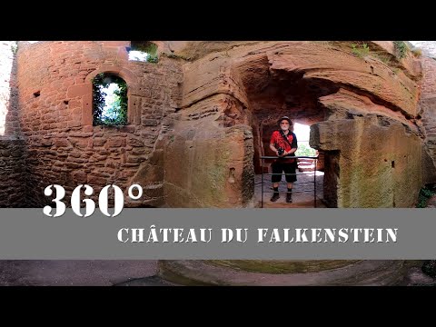4K 360° VR : Château du Falkenstein : Nordvogesen