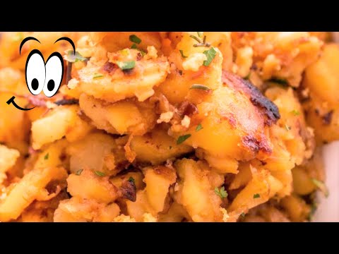 Restan krompir - Slovenian fried potatoes