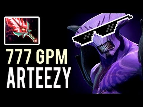 Arteezy HIT 8500 MMR Brutal Void with Bloodthorn 50k DMG + 777 GPM Gameplay Patch 7.01 Dota 2