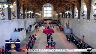 ABC News Special Report: Queen's coffin procession to Westminster Hall
