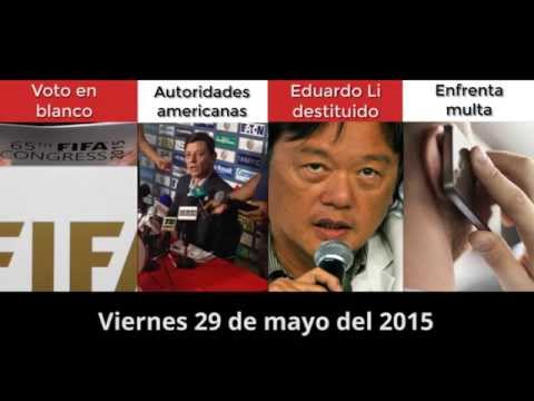 Resumen matutino de noticias, 29 de mayo del 2015