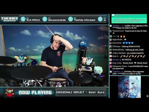 【5th Playthrough】The8BitDrummer // Gawr Gura - REFLECT