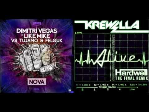 Alive vs Nova-Krewella vs Dimitri Vegas & Like Mike vs Tujamo & Felguk (GM Mashup)