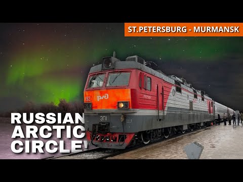 Train to the Russian Arctic Circle! HARSH Winter Journey from Saint Petersburg to Murmansk