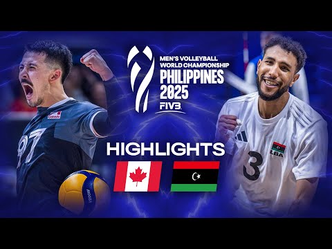 Canada 🇨🇦 vs. Libya 🇱🇾 - Highlights | Men's World Championships 2025