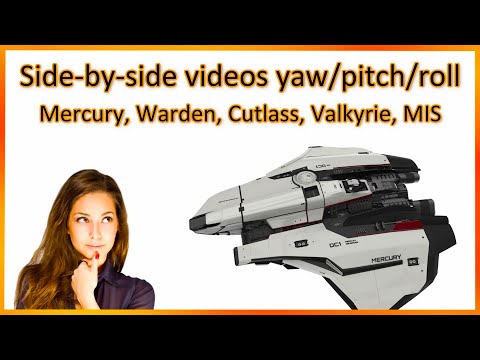 3.11.1 H PTU Side by side yaw/pitch/roll, Mercury and other ships