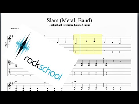 Slam Band, Metal Rockschool Premiere Grade Guitar
