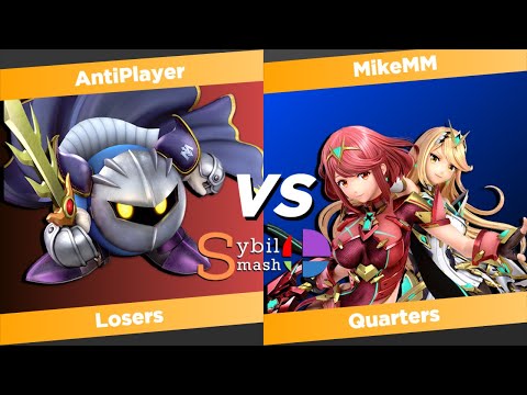 Sybil Smash Losers Quarters - AntiPlayer (Meta Knight) Vs. MikeMM (Pyra/Mythra) SSBU Tournament