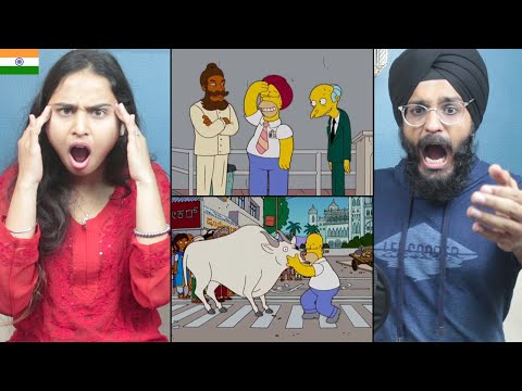 Indians REACT to Homer Goes to India! | Simpsons
