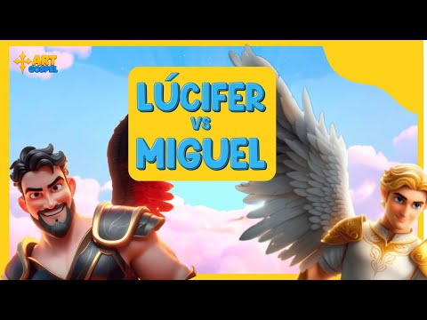 Lúcifer vs. Miguel: A Primeira Batalha do Céu 🔥⚔️ | História Bíblica Infantil