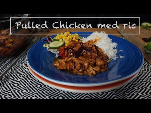 Pulled Chicken med ris | Jättegott