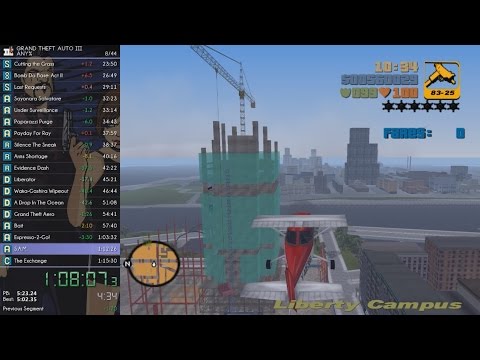 GTA 3 Speedrun - Any% - 1:10:28