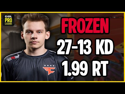 Frozen 27-13 Nuke POV | FaZe vs Spirit | ESL Pro League Season 22