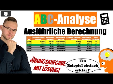 Calculating ABC analysis explained simply using an example