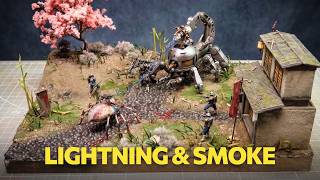 Creating Lightning and Smoke Effects for the Diorama Live