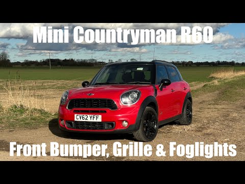 Front Bumper, Grille and Foglight Removal - Mini Countryman R60 - How To DIY