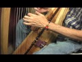 Santa Lucia performed of folk pedal harp of my own invention, john kovac, harper