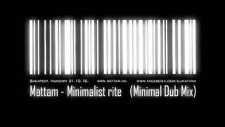 Mattam - Minimalist rite (Original Mix) / (Entrainment Records / Dubai)