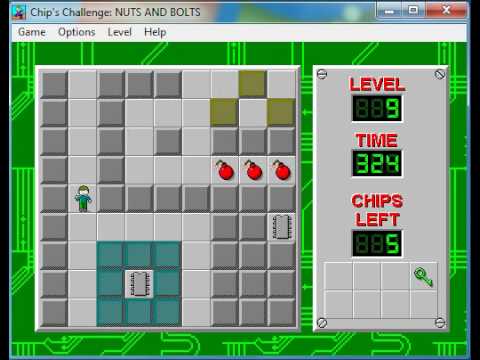 Chip's Challenge Level 9 Tutorial