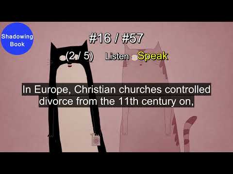 [ShadowingBook] A brief history of divorce | TED-Ed