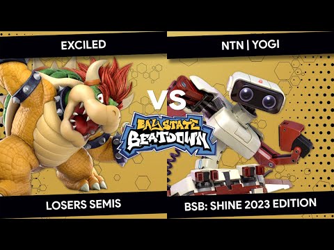 Bay State Beatdown: Shine 2023 Edition - Exciled (Bowser) vs NTN | Yogi (ROB) - Losers Semis