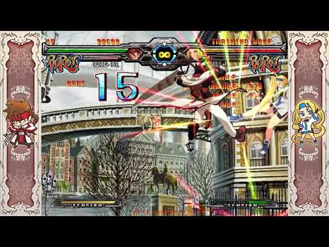 [GGXXAC+R] EX Order Sol - Dash Attack K into Dustloop (Original video by @Alucard#5883)