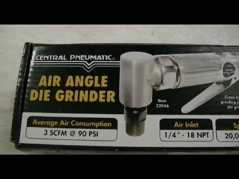 Air Grinder 1/4 Air Grinder BSP Angolo 90 gradi Strumento di rettifica pneumatico 