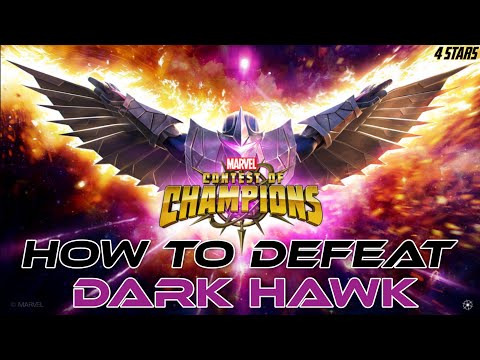 How to defeat DARK HAWK (Uncollected) Fully Breakdown - Marvel Contest of Champions