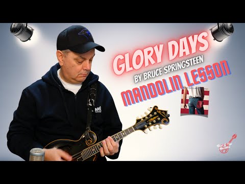 Glory Days (Bruce Springsteen) Mandolin Lesson #mandolin #rockpopmandolin #brucespringsteen