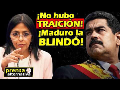 Maduro has spoken! He confirms Delcy Rodríguez's innocence! He asks for full support for her!