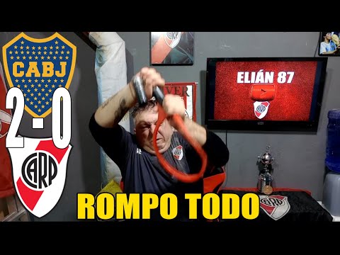 Boca Juniors 2 vs River Plate 0 River Plate fans' furious reaction