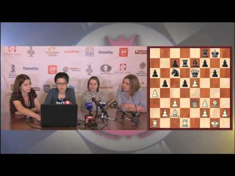 Women’s World Chess Championship Match. Round 2 press-conference.
