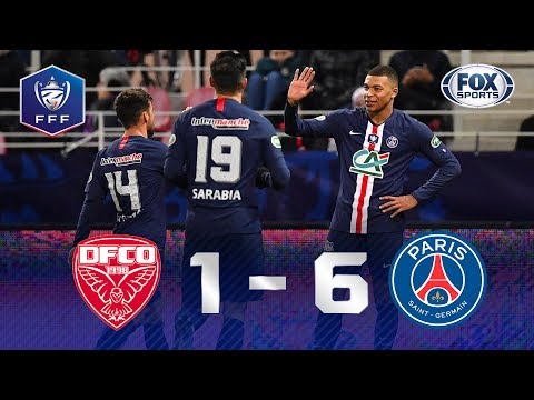 CHOCOLATE PARISIENSE E SHOW DO MBAPPÉ! Lances de Dijon 1 x 6 Paris Saint-Germain pela Copa da França