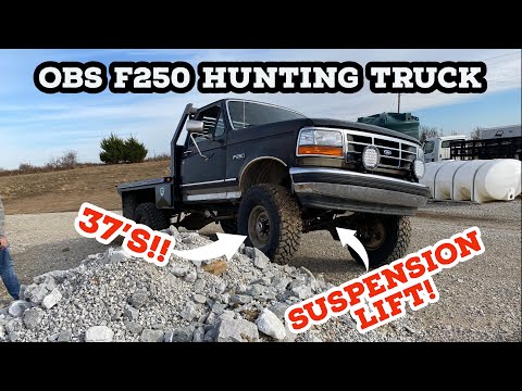 OBS Ford F-250 TTB Rough Country Lift install/Clutch/Frontend Rebuild/37’s!