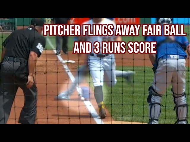 Pirates Score 3 runs on a swinging bunt, a breakdown