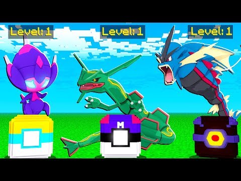 GANHE OS MELHORES POKEMONS LENDARIOS LEVEL 1 - MINECRAFT PIXELMON MOD