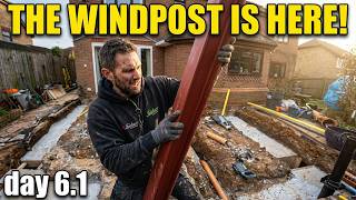Rear Extension Windpost Installation | The Critical Day