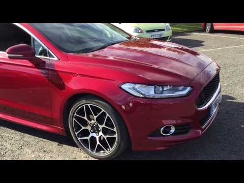 Used Ford Mondeo 2.0 EcoBoost Titanium 5dr Auto Ruby Red Mica 2016