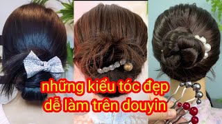 những kiểu tóc đẹp dễ làm trên douyin #kieutoc #hair #hairstyle