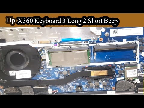 Hp pavilion X360 10th Gen Caps lock led 3 long 2 short  beep fix in urdu ,Hindi